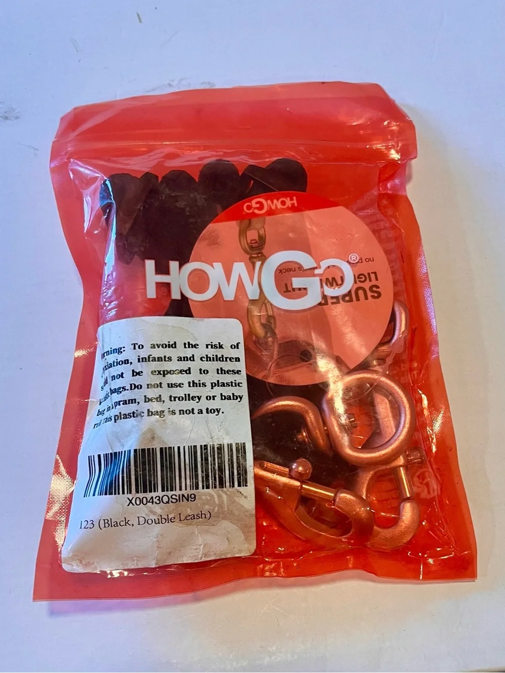 HOWGO Double Dog Leash, Tangle-Free 360 Swivel (Black, Pro M-L Splitter) Individ